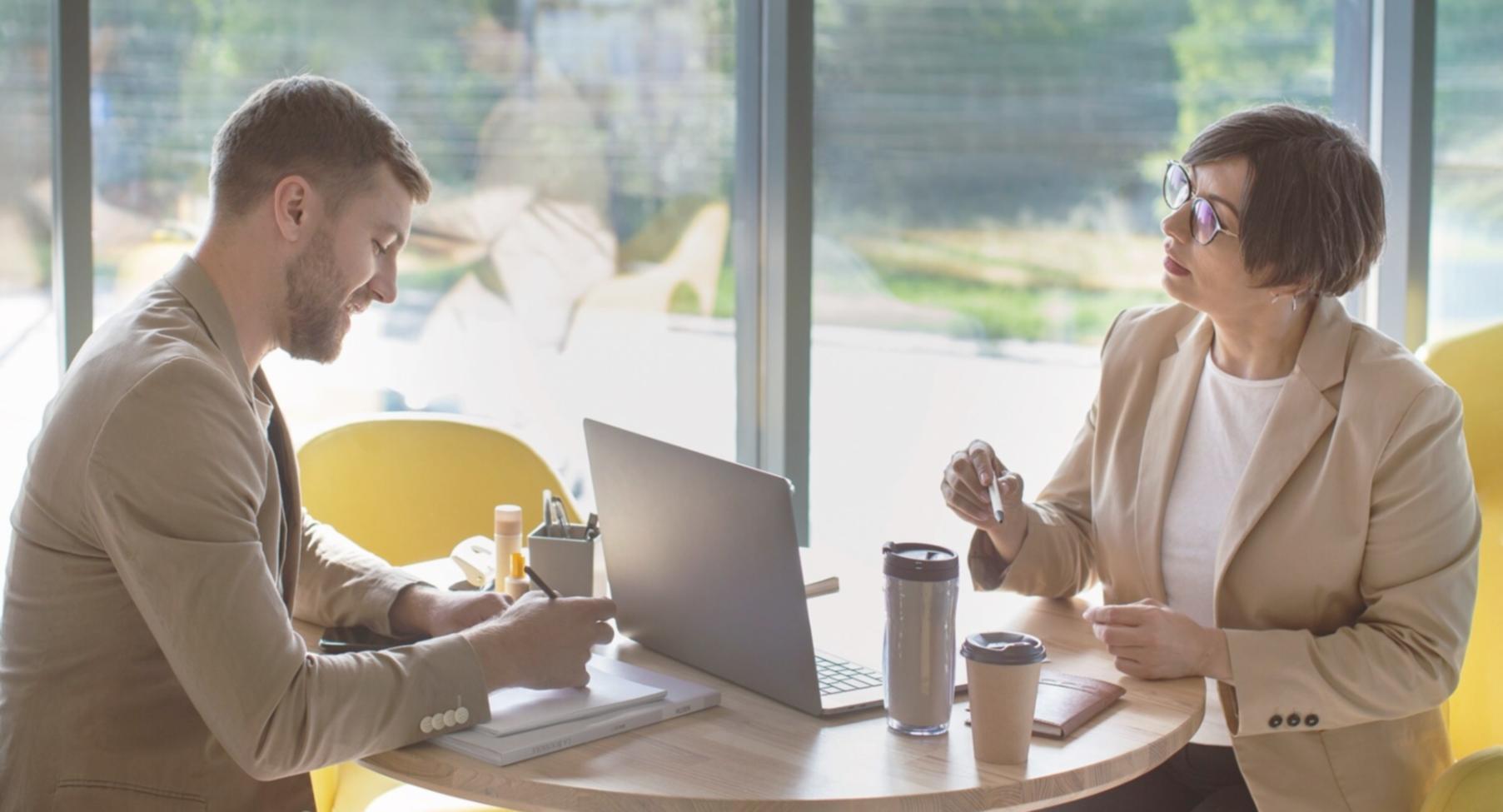 Small group English class session with interactive learning
